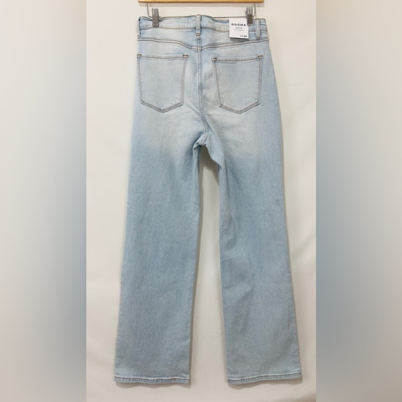 DOGMA JEANS Light Wash Distressed High waist Straight Leg Jeans Size 11/… - Picture 7 of 12